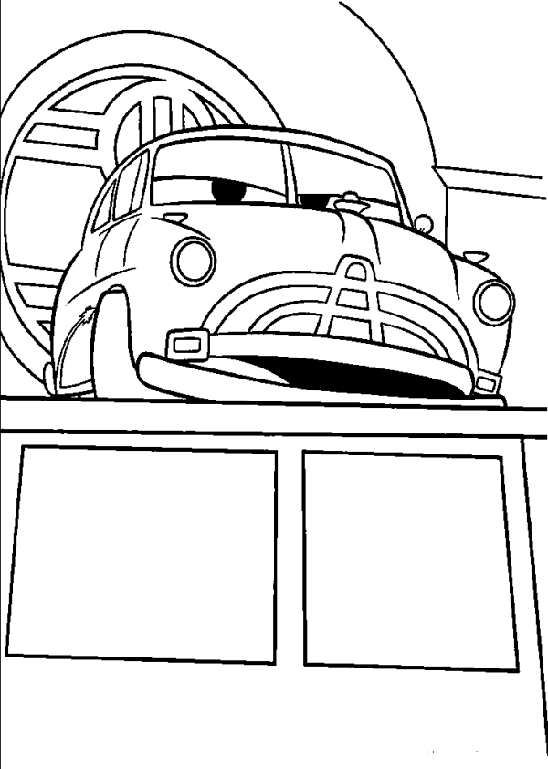 Doc Hudson on the Podium