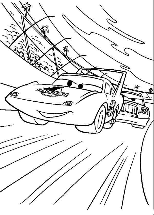 King Dinoco at the Races