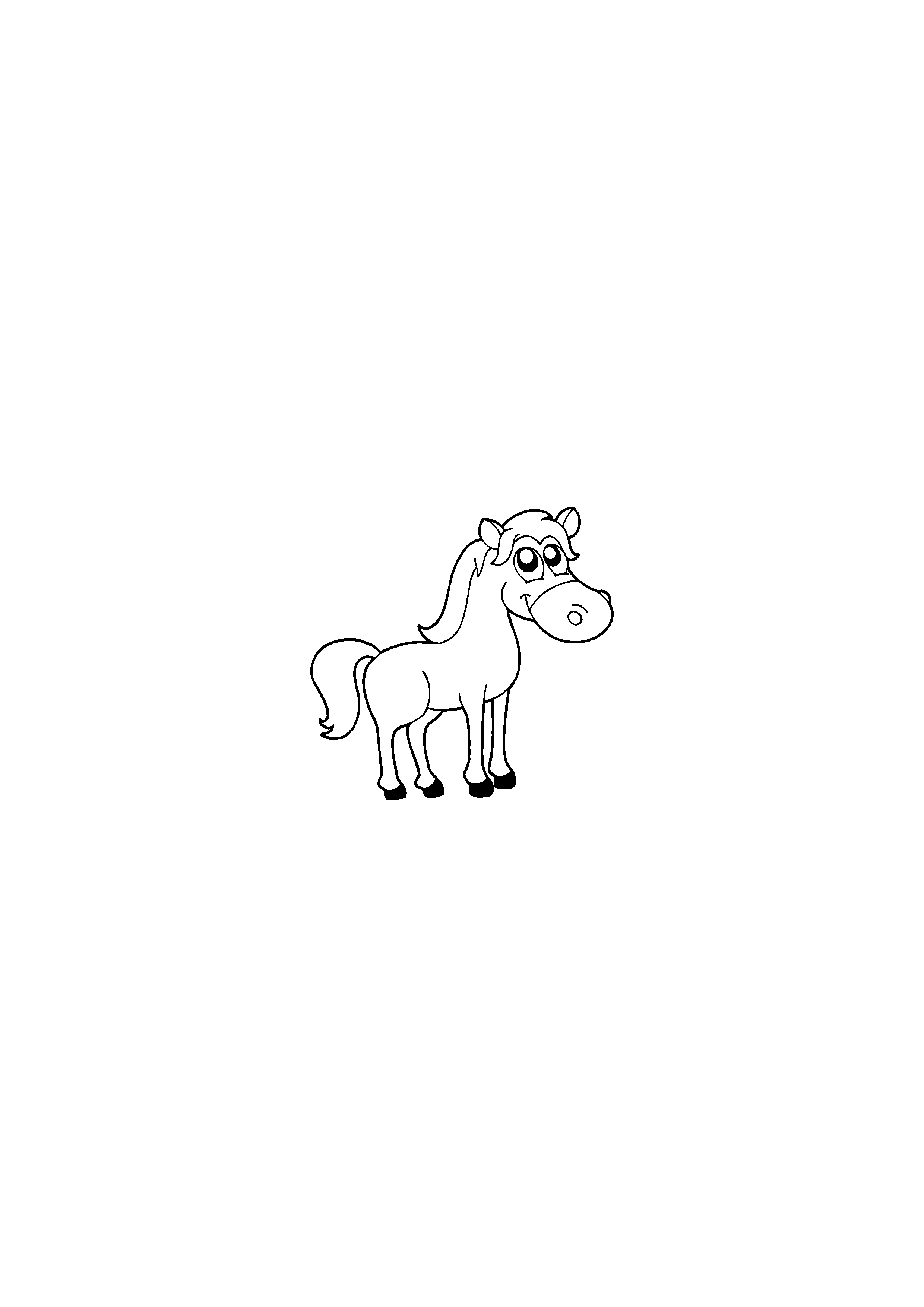Funny Children's Horse