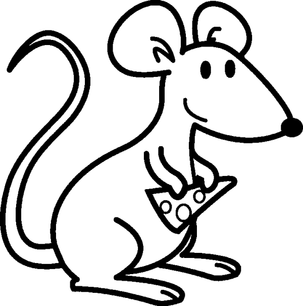 Mouse and a Little Piece of Cheese