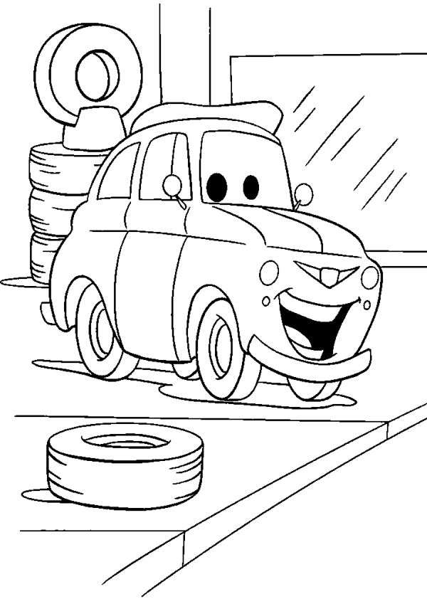 Luigi Changes Tires