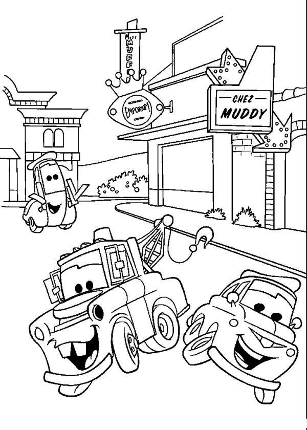Mater with Friends Cars
