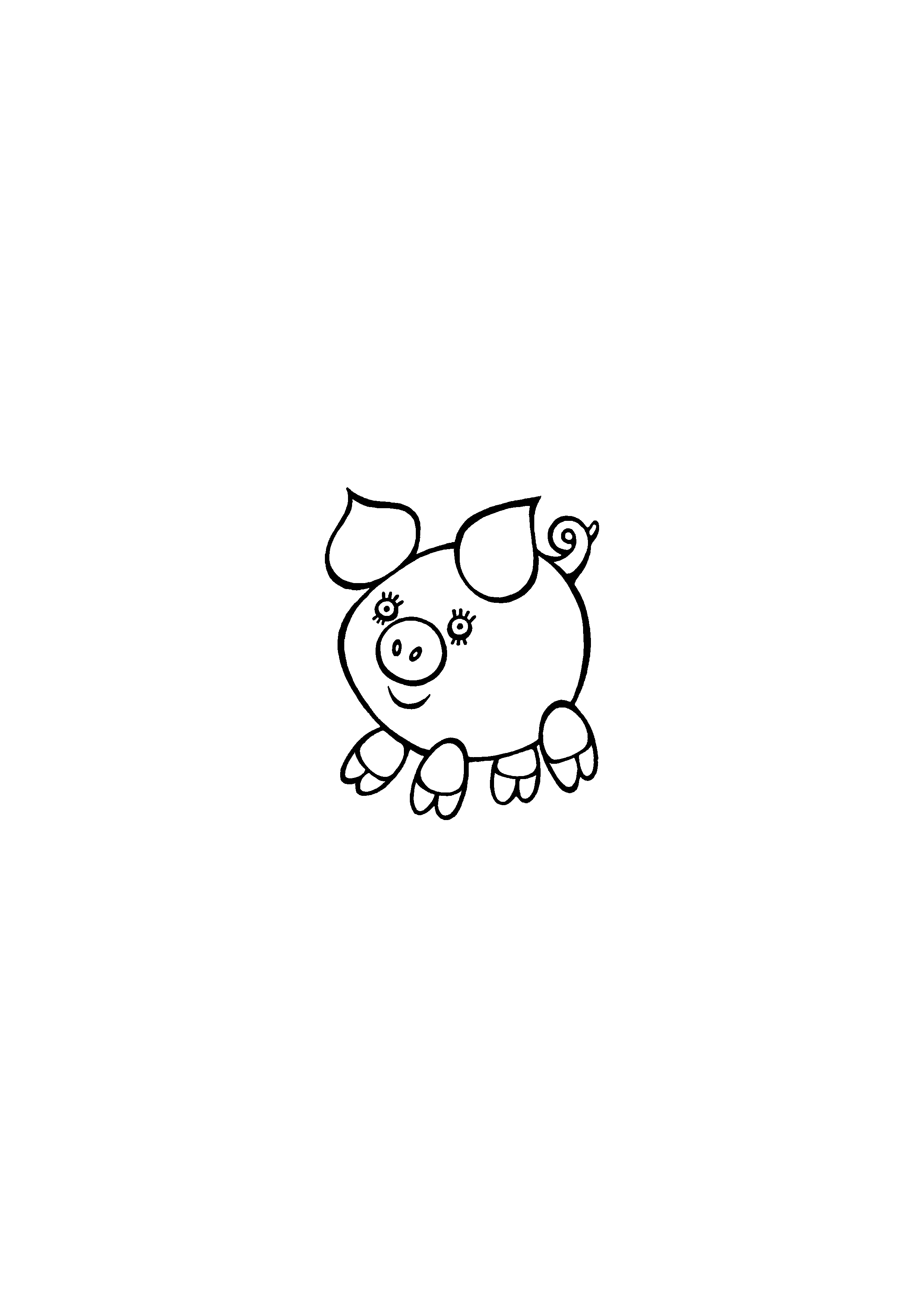 Funny Pig