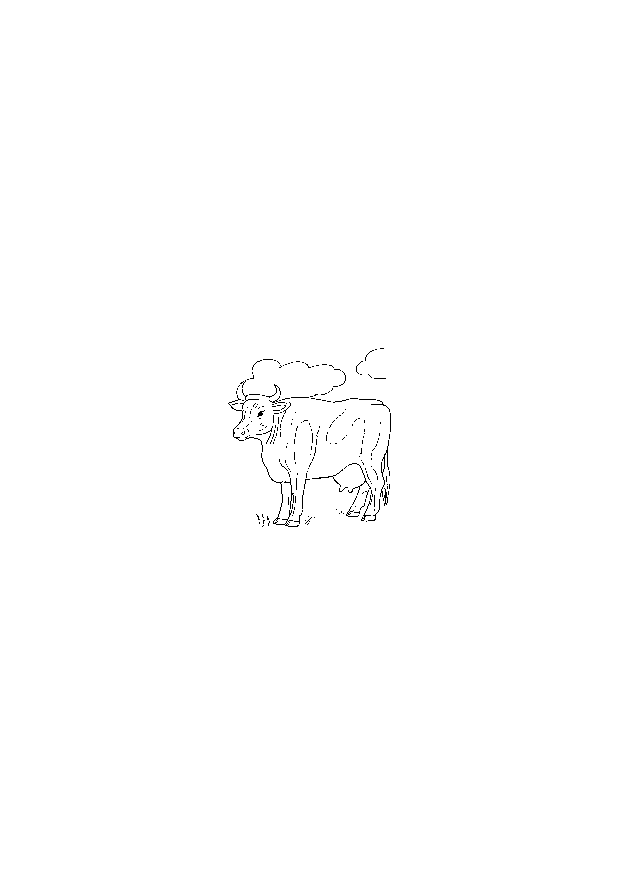 Cow and Clouds