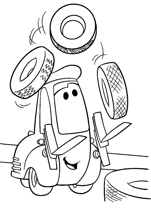 Ollie the Truck Juggles Wheels
