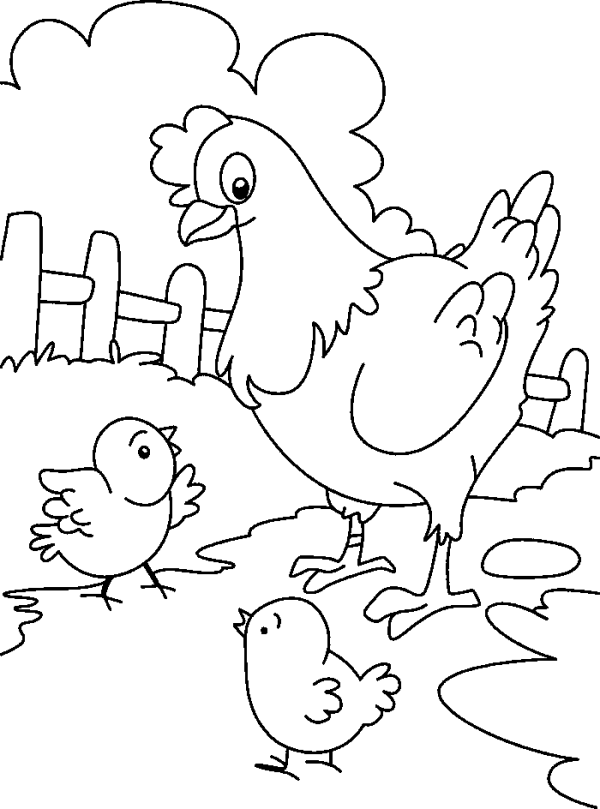 Hen with Chicks