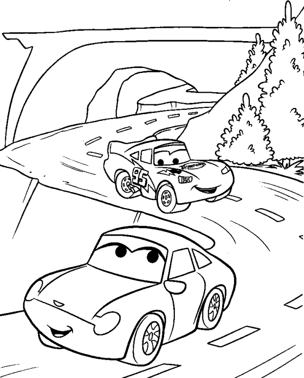 Cars Driving on the Serpentine