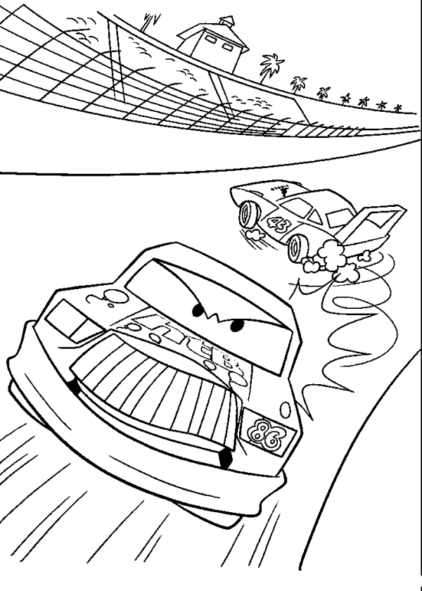Chick Hicks Overtakes