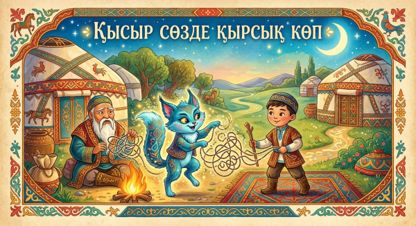 Қысыр сөзде қырсық көп