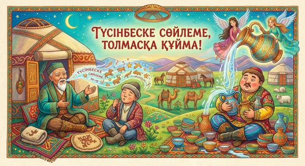 Түсінбеске сөйлеме, Толмасқа құйма!