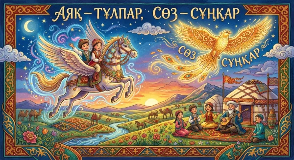 Аяқ — тұлпар, Сөз — сұңқар