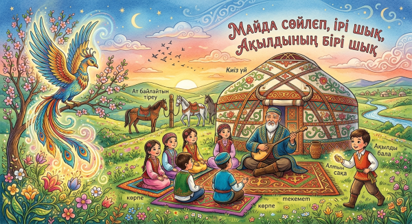 Майда сөйлеп, ірі шық, Ақылдының бірі шық