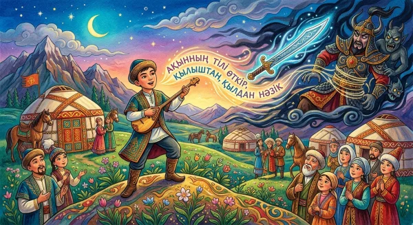 Ақынның тілі қылыштан өткір, Қылдан нәзік
