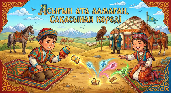 Асығын ата алмаған, Сақасынан көреді