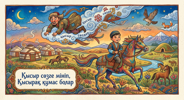 Қысыр сөзге мініп, Қысырақ қумас болар