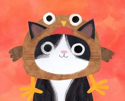 Why do cats groom themselves after eating?