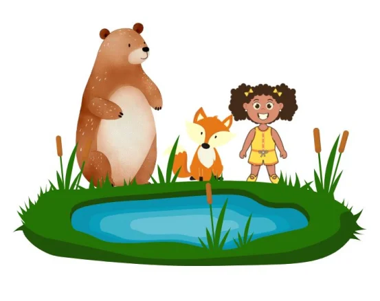 Маленькая кудрявая девочка