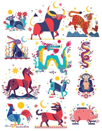 The Animals Competing for the New Year