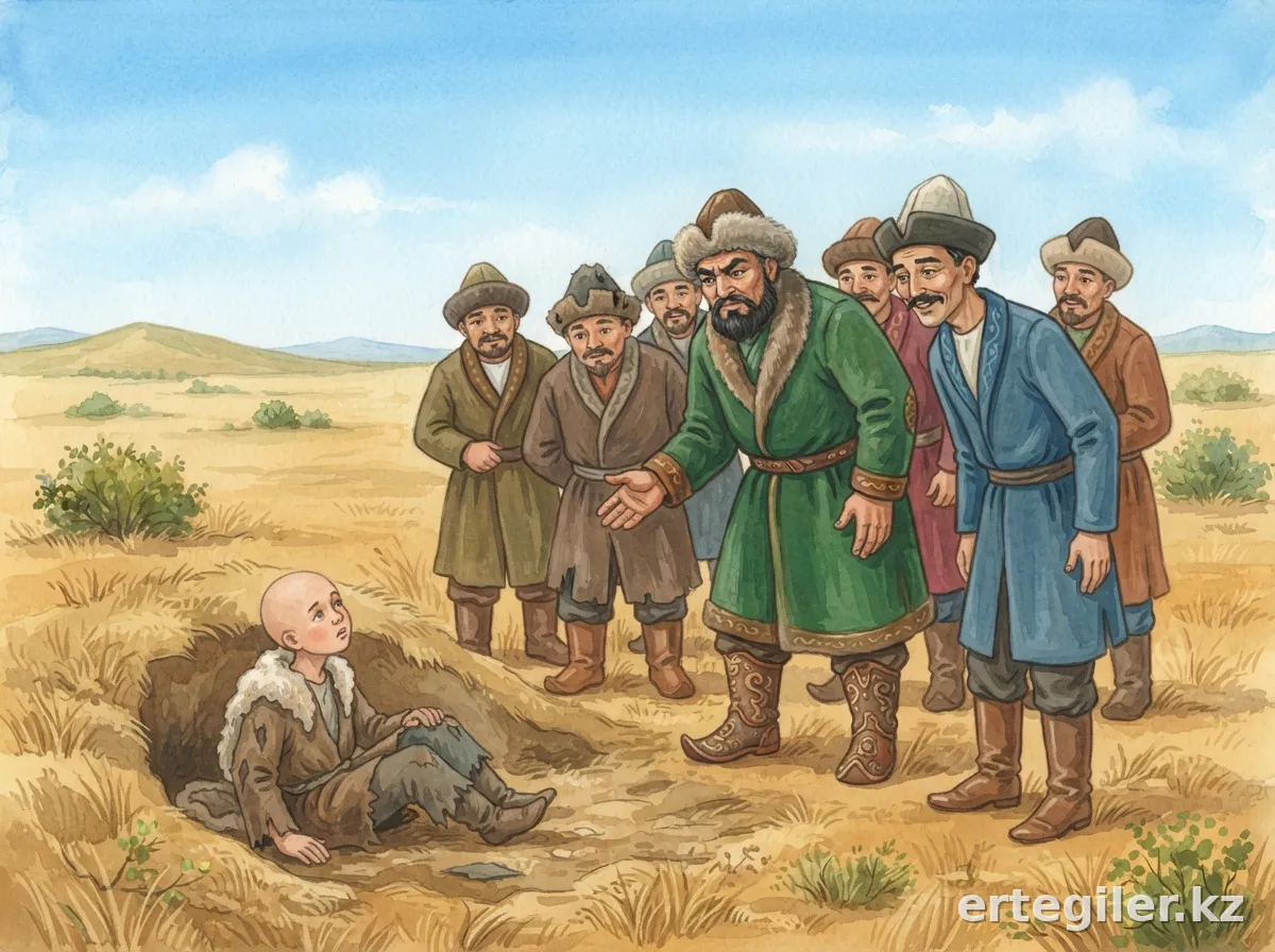 Керуеншілер басы майға оралған Тазшаны табады.