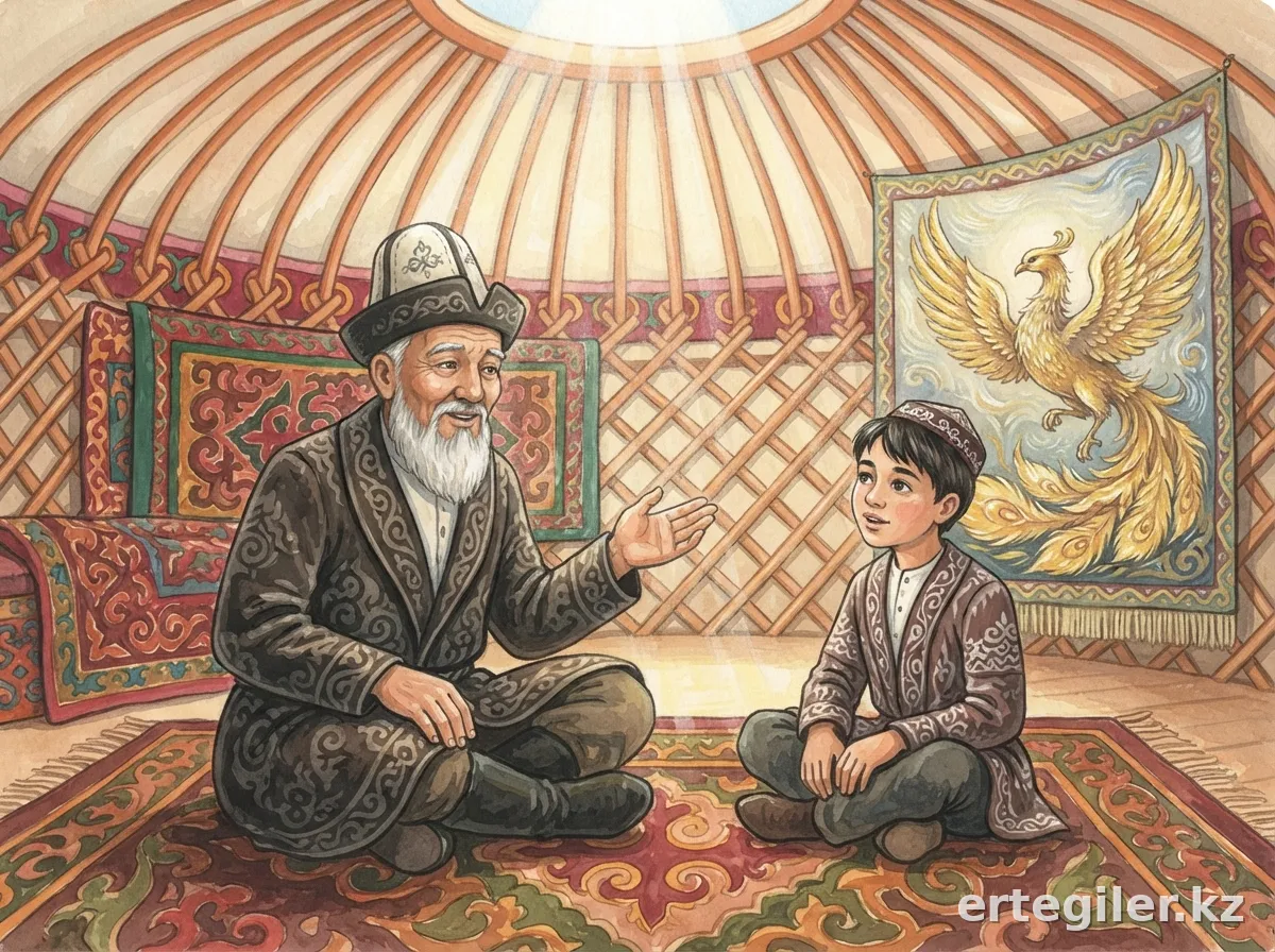 Elder reveals Samuryk bird's secret to Arman.