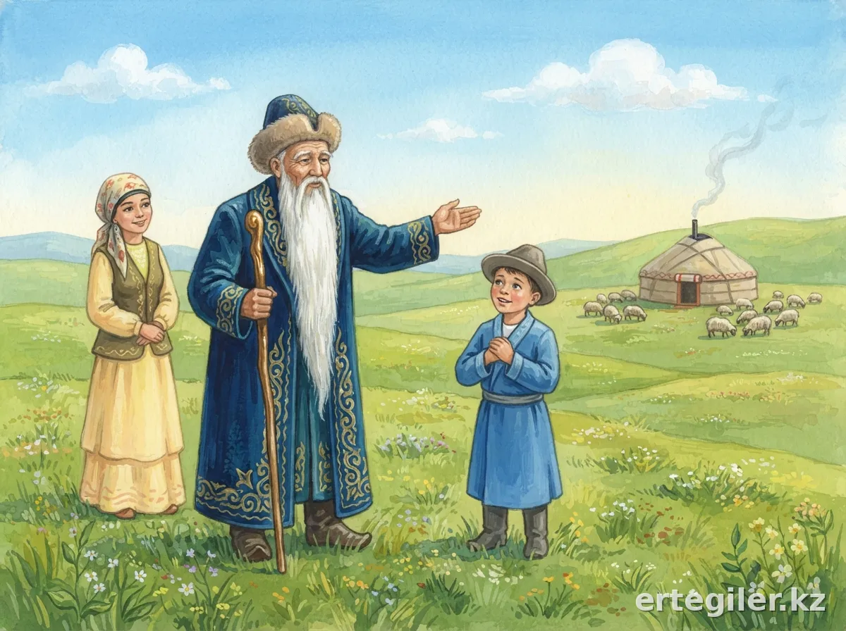 Уәде қария кенже жігітке жол көрсетті.