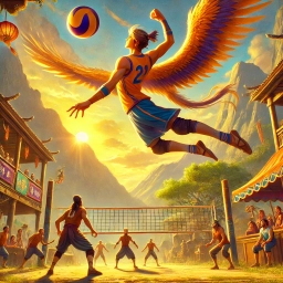 The heroism of volleyball player Aydin