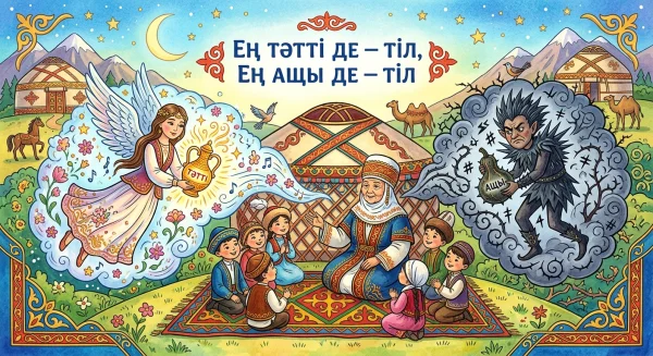 Ең тәтті де — тіл, Ең ащы да — тіл,
