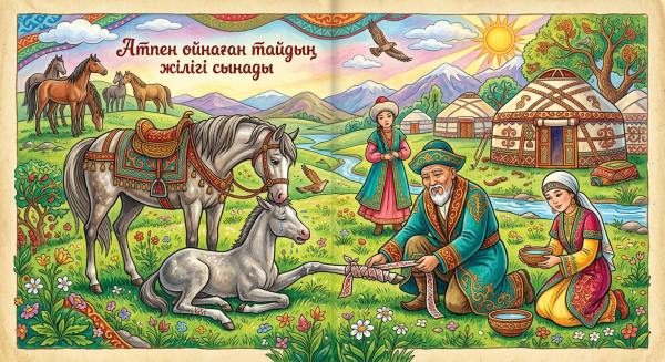Атпен ойнаған тайдың жілігі сынады