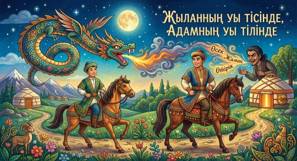 Жыланның уы тісінде, Адамның уы тілінде