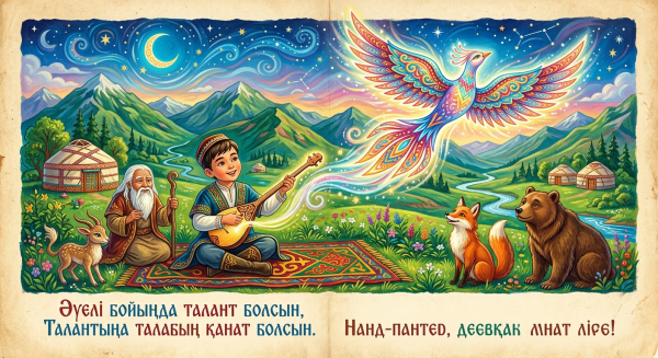 Әуелі бойыңда талант болсын, Талантыңа талабың қанат болсын