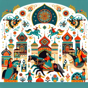 Алдар Көсе и Ақшақар