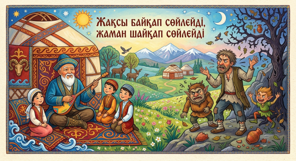 Жақсы байқап сөйлейді, Жаман шайқап сөйлейді