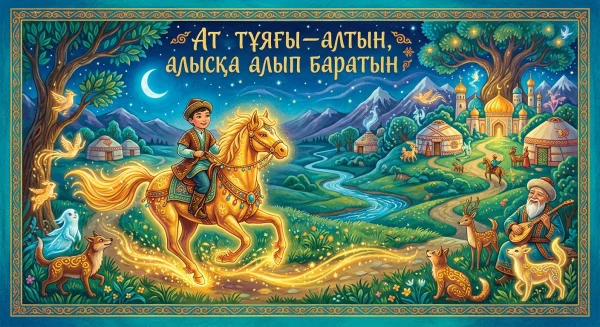 Ат тұяғы—алтын, Алысқаалып баратын