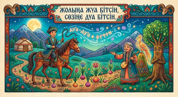 Жолыңа жуа бітсін, Сөзіңе дуа бітсін