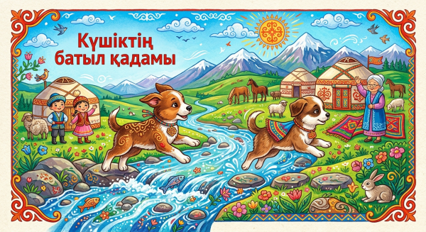 Күшіктің батыл қадамы