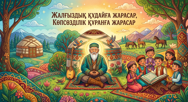 Жалғыздық құдайға жарасар, Көпсөзділік құранға жарасар
