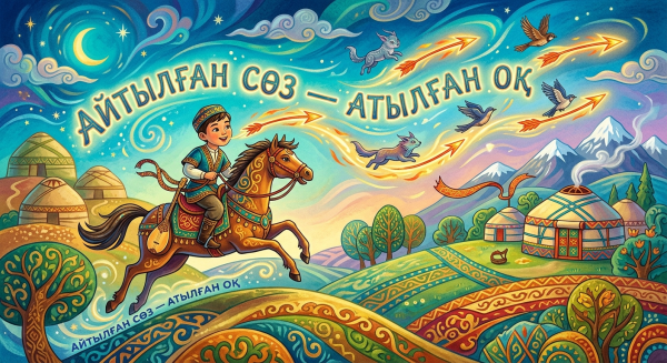 Айтылған сөз — атылған оқ